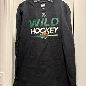 NWT Minnesota Wild Hockey XL Long Sleeve Shirt